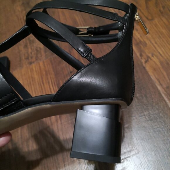 NEW Franco Sarto Women's Korie Strappy Gladiator Heeled Sandal Black Size 10M - Picture 7 of 9